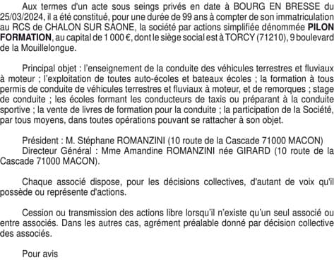 Contenu publication