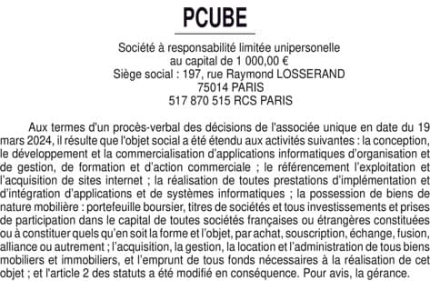 Contenu publication