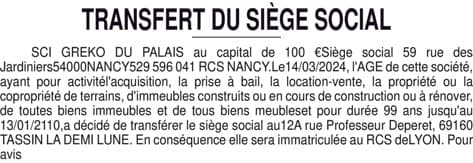 Contenu publication