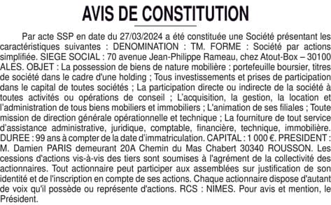 Contenu publication