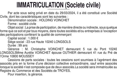 Contenu publication