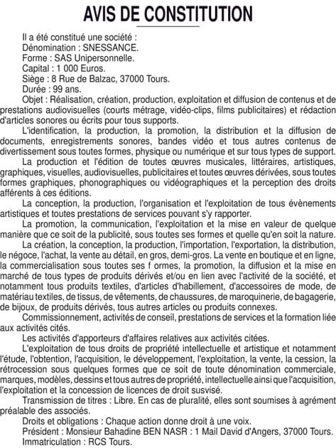 Contenu publication