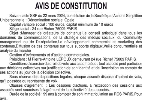 Contenu publication
