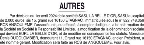 Contenu publication