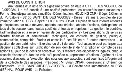 Contenu publication