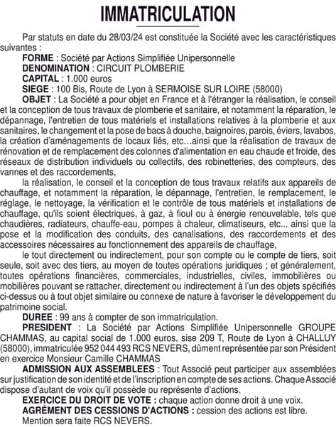 Contenu publication