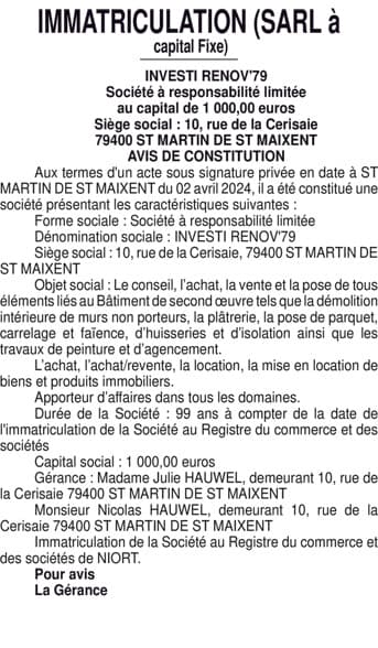 Contenu publication