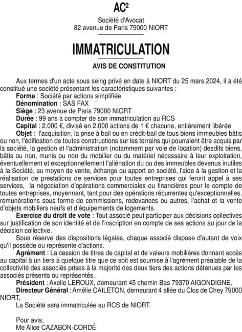Contenu publication