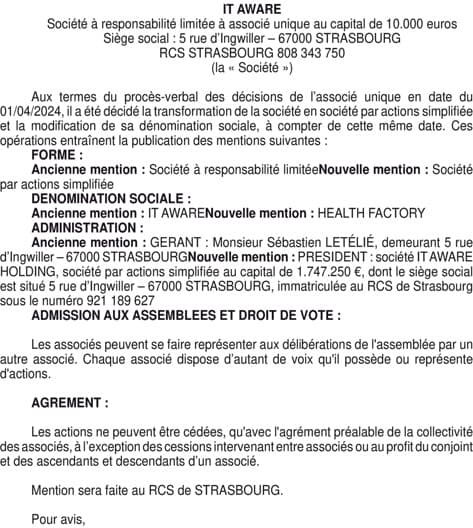 Contenu publication