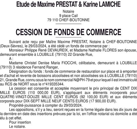 Contenu publication
