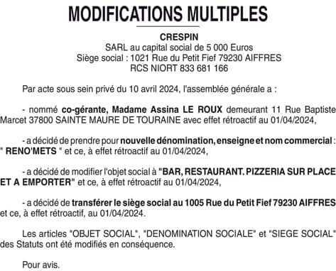 Contenu publication