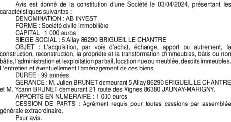 Contenu publication