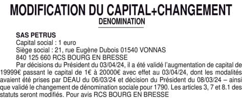 Contenu publication