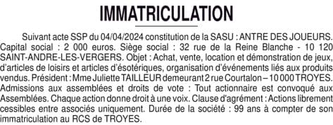 Contenu publication