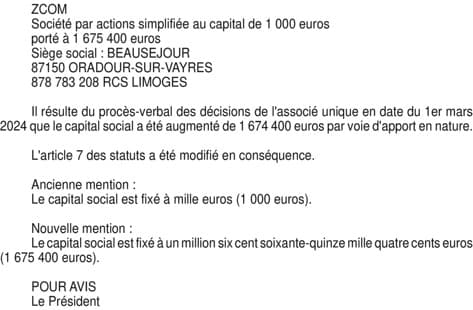 Contenu publication