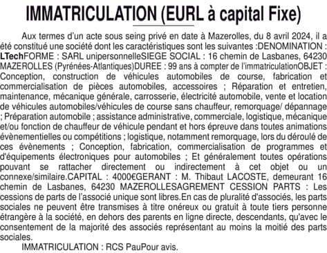Contenu publication