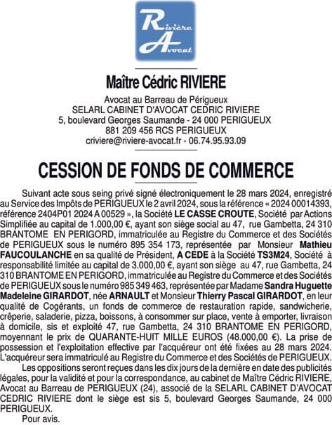 Contenu publication