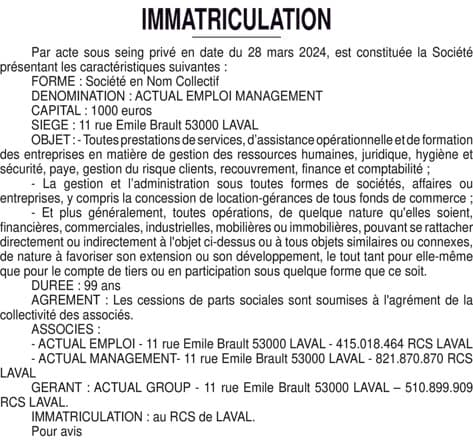 Contenu publication