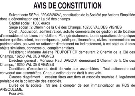 Contenu publication