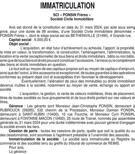 Contenu publication