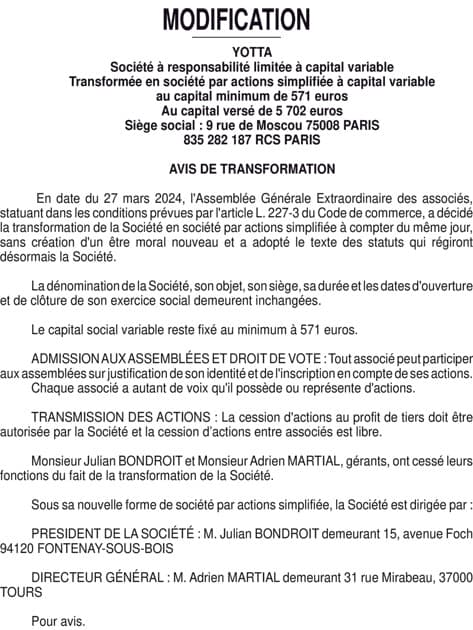 Contenu publication