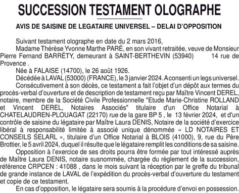 Contenu publication