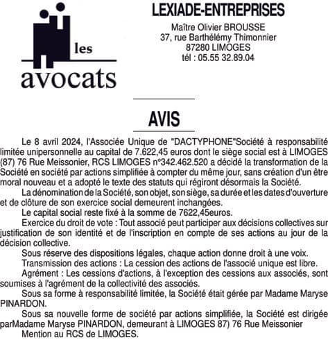 Contenu publication