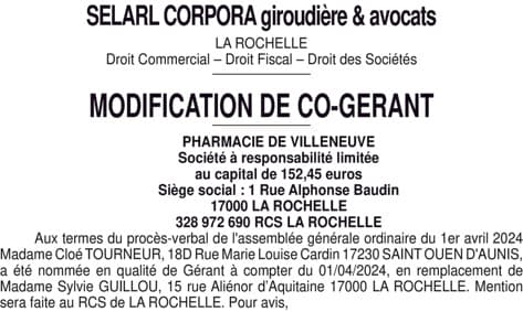 Contenu publication