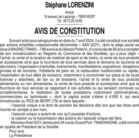 Contenu publication