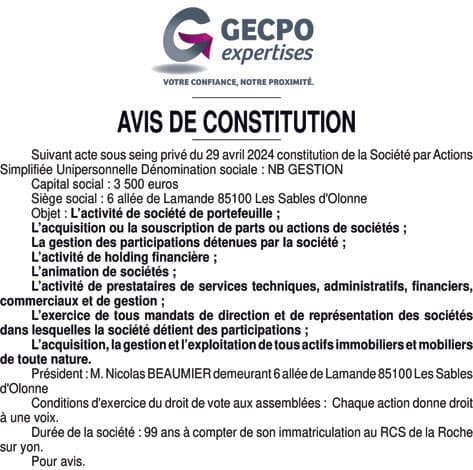 Contenu publication