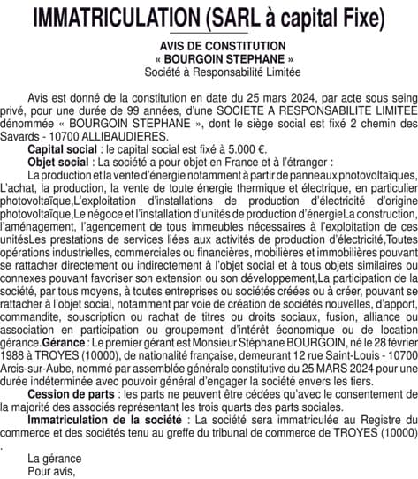 Contenu publication