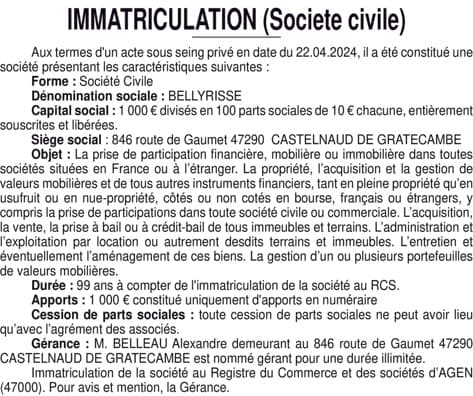 Contenu publication