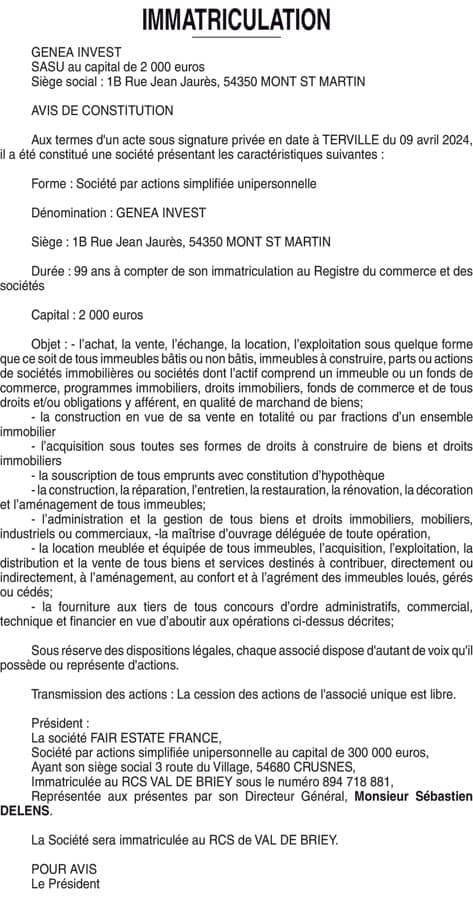 Contenu publication