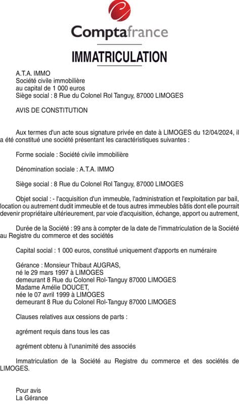 Contenu publication