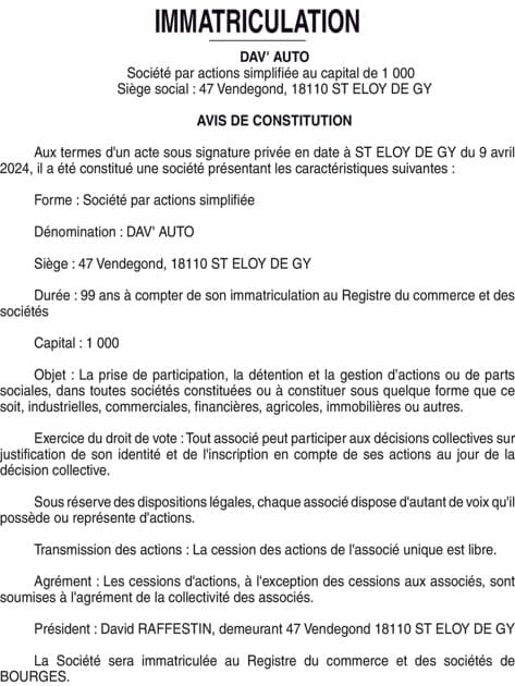 Contenu publication