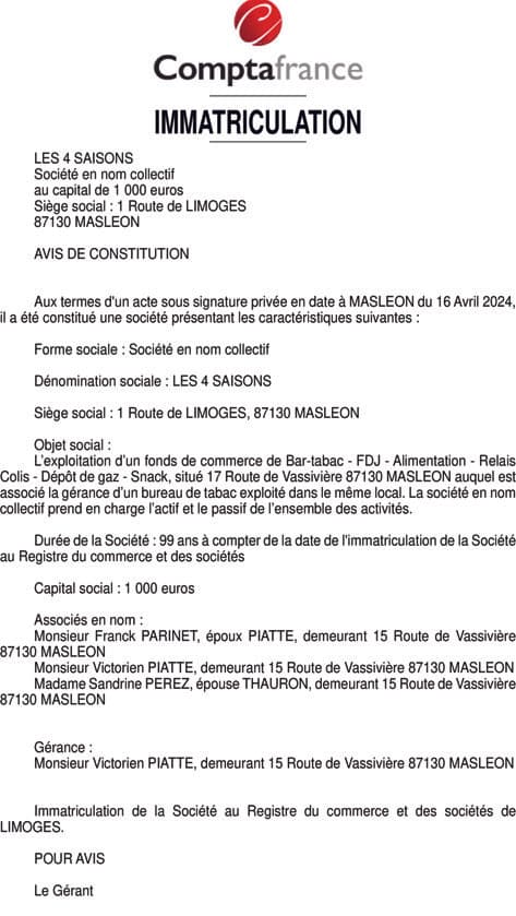 Contenu publication