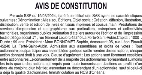 Contenu publication