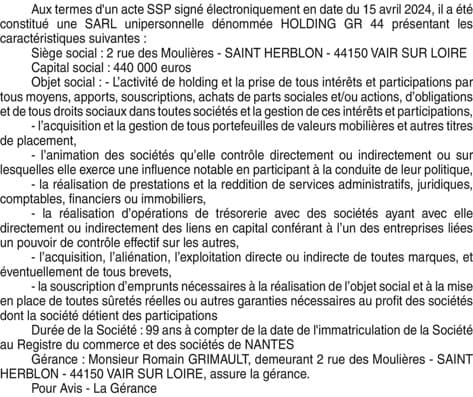 Contenu publication