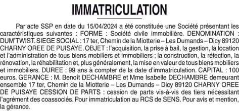 Contenu publication