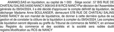 Contenu publication