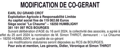 Contenu publication