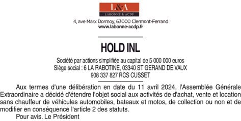 Contenu publication