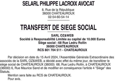 Contenu publication