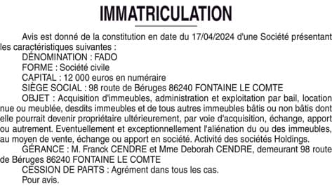 Contenu publication