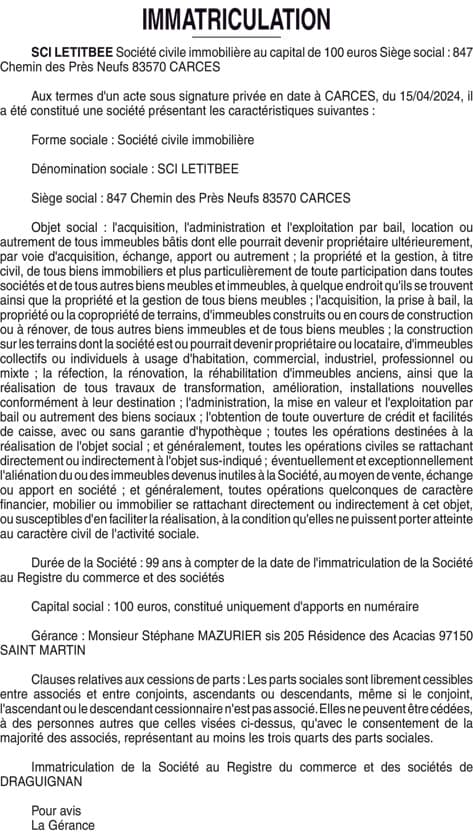 Contenu publication