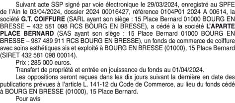 Contenu publication