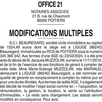 Contenu publication