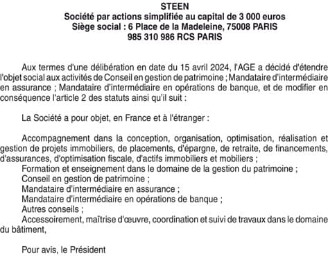Contenu publication