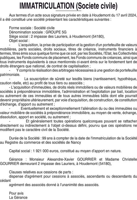 Contenu publication