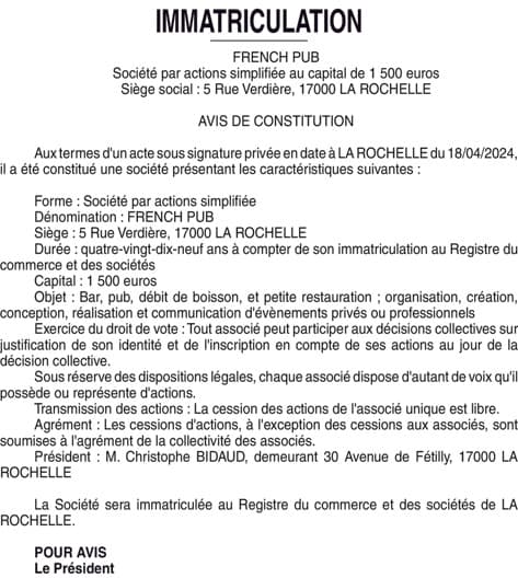 Contenu publication